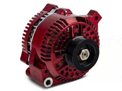 PA Performance Alternator; 130 Amp; Red (94-95 Mustang GT; 94-00 Mustang V6)