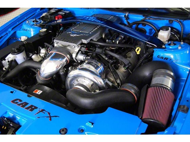 Paxton NOVI 2200 Supercharger Tuner Kit; Satin Finish (07-09 Mustang GT)