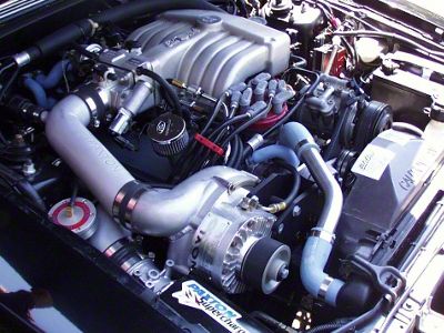 Paxton NOVI 1220SL Entry Level Supercharger Kit; Satin Finish (86-93 5.0L Mustang)