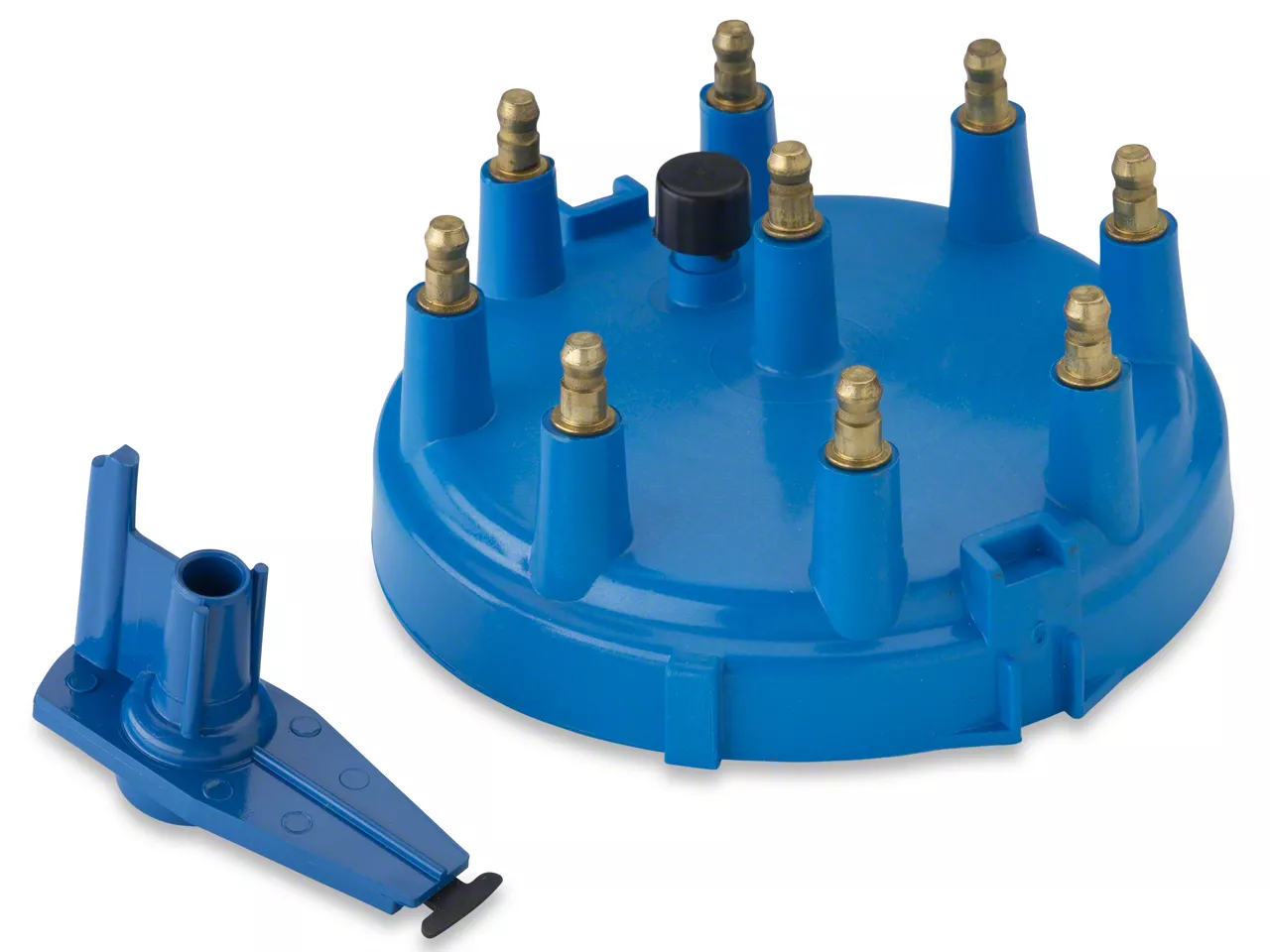 Performance Distributors Mustang Replacement Cap and Rotor Kit; Blue