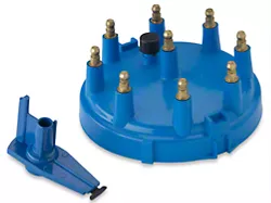 Performance Distributors Replacement Cap and Rotor Kit; Blue (86-95 5.0L Mustang)