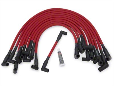 Performance Distributors LiveWires Spark Plug Wires for Equal Length Headers; Red (86-95 5.0L Mustang)