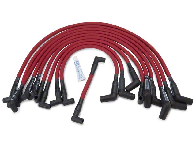 Performance Distributors LiveWires Spark Plug Wires; Red (86-95 5.0L Mustang)