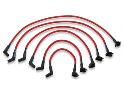 Performance Distributors LiveWires Spark Plug Wires; Red (94-98 Mustang V6)