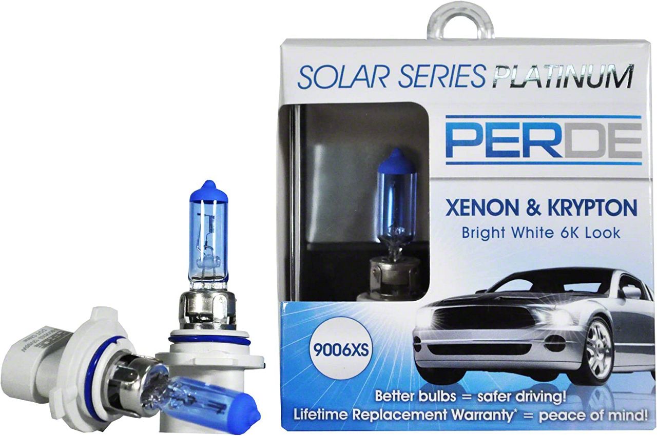 Perde Replacement for Solar Series Platinum 9006XS Xenon Enhanced Halogen Bulbs Set Pair