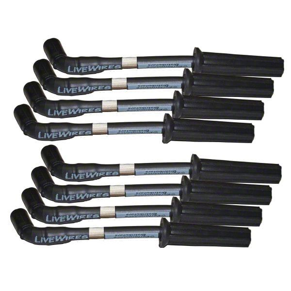 Performance Distributors Corvette LiveWires Spark Plug Wires; Silver DUIC9LSSV (9713 Corvette