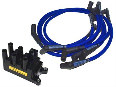 Performance Distributors Firepower Ignition Kit; Blue (94-98 Mustang V6)
