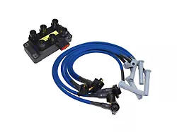 Performance Distributors Firepower Ignition Kit; Blue (05-10 Mustang V6)