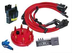 Performance Distributors Firepower Ignition Kit; Red (86-93 5.0L Mustang)
