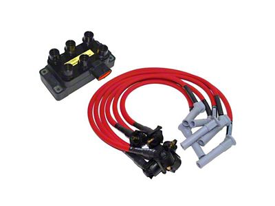 Performance Distributors Firepower Ignition Kit; Red (05-10 Mustang V6)