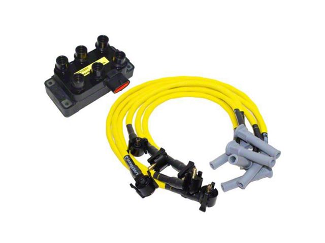 Performance Distributors Firepower Ignition Kit; Yellow (05-10 Mustang V6)