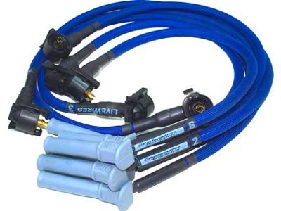 Performance Distributors LiveWires Spark Plug Wires; Blue (05-07 Mustang V6)