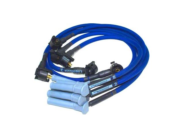 Performance Distributors LiveWires Spark Plug Wires; Blue (05-07 Mustang V6)