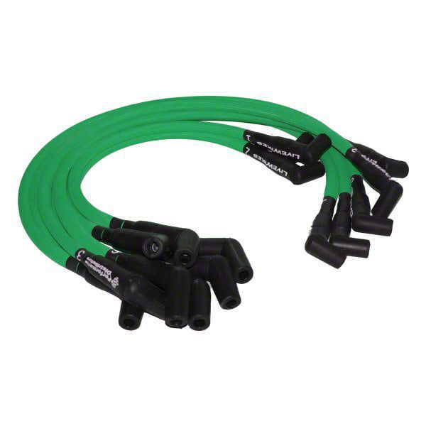 Performance Distributors Mustang LiveWires Spark Plug Wires; Green DUI