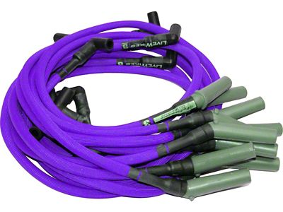 Performance Distributors LiveWires Spark Plug Wires; Purple (94-98 Mustang V6)