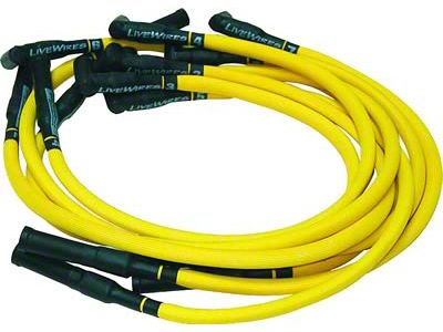 Performance Distributors LiveWires Spark Plug Wires; Yellow (94-98 Mustang V6)