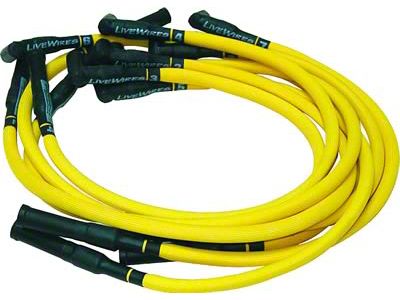 Performance Distributors LiveWires Spark Plug Wires; Yellow (96-98 Mustang GT)