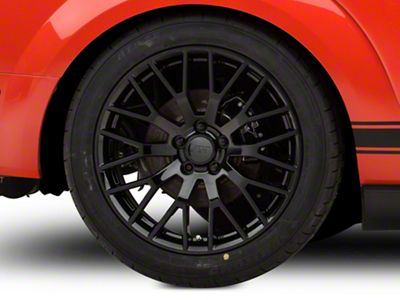 Performance Pack Style Gloss Black Wheel; Rear Only; 19x10 (05-09 Mustang)