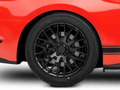 Performance Pack Style Gloss Black Wheel; Rear Only; 19x10 (15-23 Mustang GT, EcoBoost, V6)