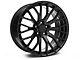 Performance Pack Style Gloss Black Wheel; Rear Only; 19x10 (15-23 Mustang GT, EcoBoost, V6)