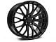 Performance Pack Style Gloss Black Wheel; Rear Only; 20x10 (05-09 Mustang)