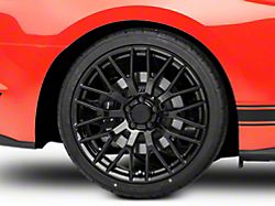 Performance Pack Style Gloss Black Wheel; Rear Only; 20x10; 48mm Offset (15-23 Mustang GT, EcoBoost, V6)