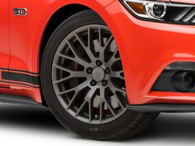 Performance Pack Style Charcoal Wheel; 19x8.5 (15-23 Mustang GT, EcoBoost, V6)