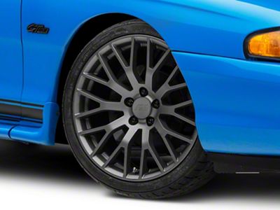 Performance Pack Style Charcoal Wheel; 19x8.5; 30mm Offset (94-98 Mustang)
