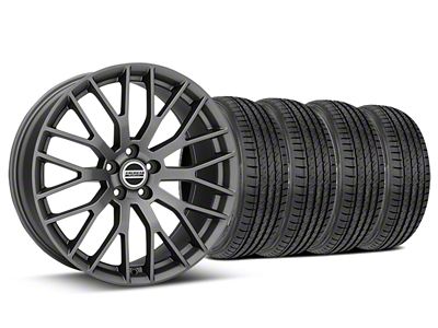 19x8.5 Performance Pack Style Wheel & Sumitomo High Performance HTR Z5 Tire Package (15-23 Mustang GT, EcoBoost, V6)