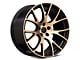 Performance Replicas PR161 Black Bronze Wheel; Rear Only; 22x11 (06-10 RWD Charger)