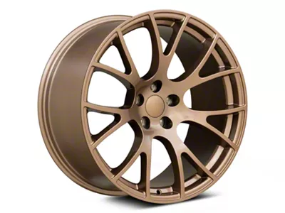 PR161 Copper Paint Wheel; Rear Only; 22x11; 18mm Offset (06-10 RWD Charger)