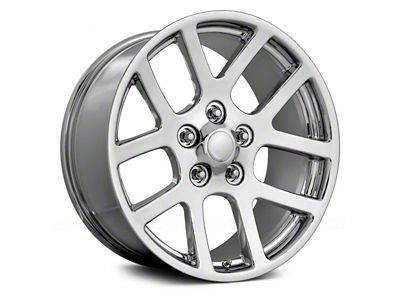PR107 Chrome Wheel; 22x9; 18mm Offset (11-23 RWD Charger, Excluding Widebody)