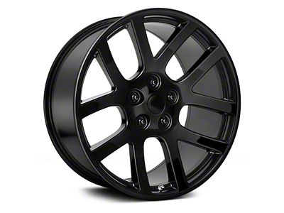 Performance Replicas PR107 Semi Gloss Black Wheel; 22x9 (11-23 RWD Charger, Excluding Widebody)