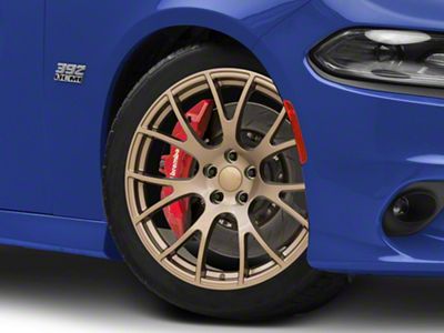 PR161 Copper Paint Wheel; 22x9.5; 18mm Offset (11-23 RWD Charger, Excluding Widebody)
