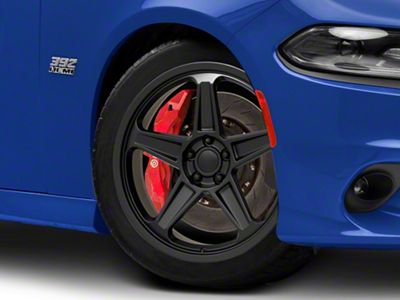 PR186 Matte Black Wheel; 20x9; 20mm Offset (11-23 RWD Charger, Excluding Widebody)