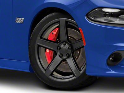PR209 Satin Black Wheel; 20x9.5; 15mm Offset (11-23 RWD Charger, Excluding Widebody)