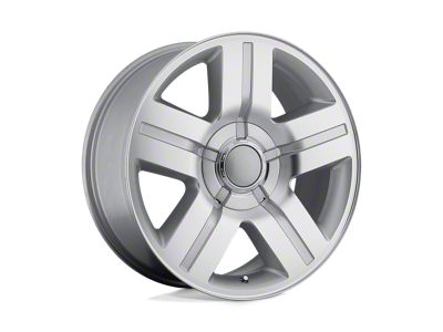 Performance Replicas PR147 Silver Machined Wheel; 22x9; 0mm Offset (93-02 Camaro)