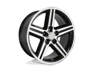 Performance Replicas PR148 Gloss Black Machined Wheel; 16x8; 0mm Offset (93-02 Camaro)