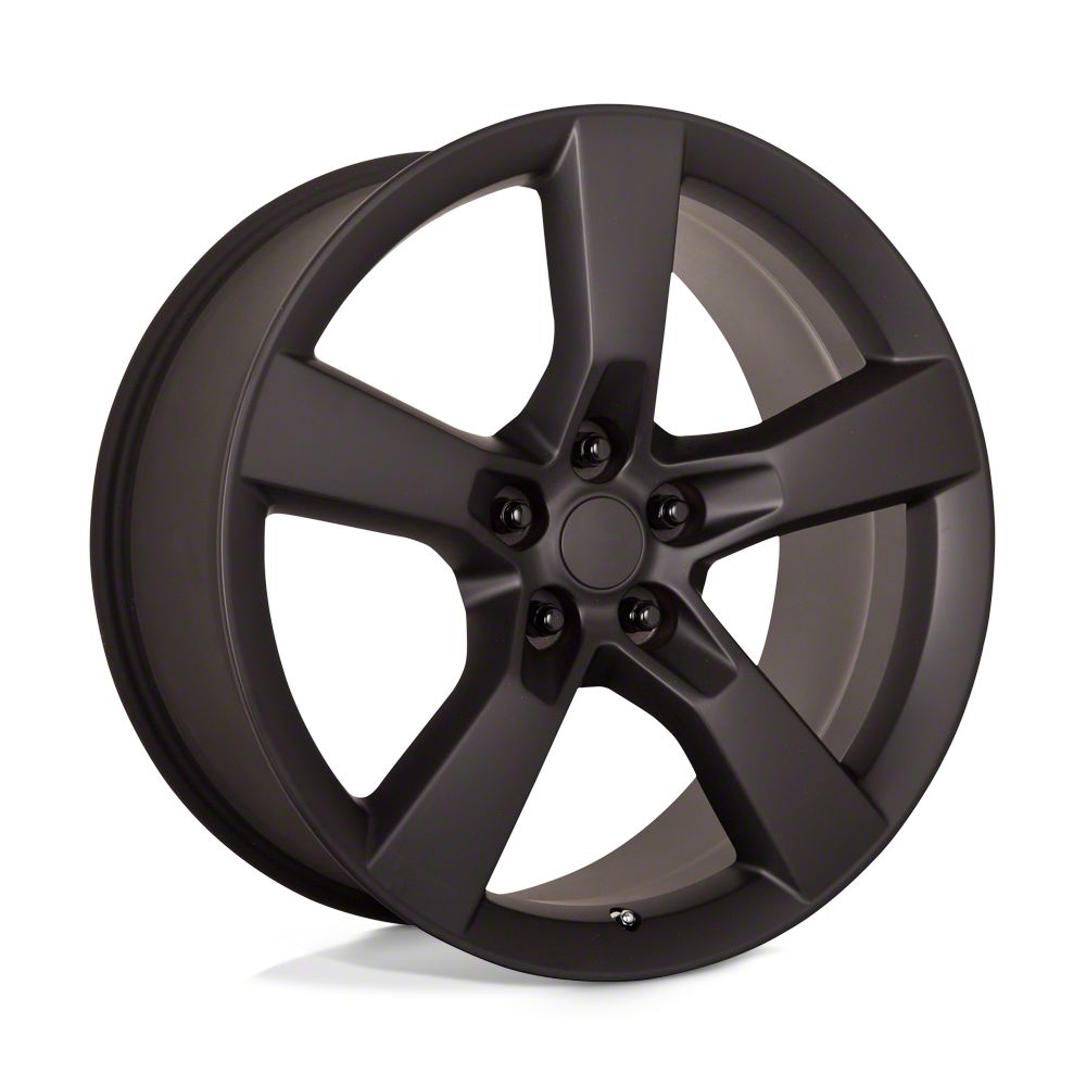 Camaro PR125 Matte Black Wheel; 20x8; 35mm Offset (16-24 Camaro ...