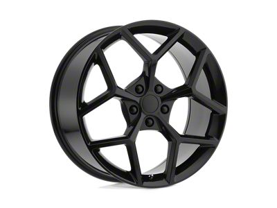 Performance Replicas PR126 Gloss Black Wheel; 20x10; 35mm Offset (16-24 Camaro, Excluding SS w/ 6-Piston Front Calipers & ZL1)