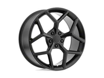 Performance Replicas PR126 Matte Black Wheel; 20x10; 35mm Offset (16-24 Camaro, Excluding SS w/ 6-Piston Front Calipers & ZL1)