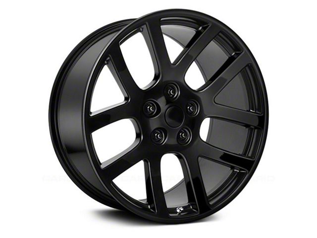 Performance Replicas PR107 Semi Gloss Black Wheel; 22x9 (08-23 RWD Challenger, Excluding Widebody)