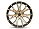 Performance Replicas PR161 Black Bronze Wheel; 22x9.5 (08-23 RWD Challenger, Excluding Widebody)