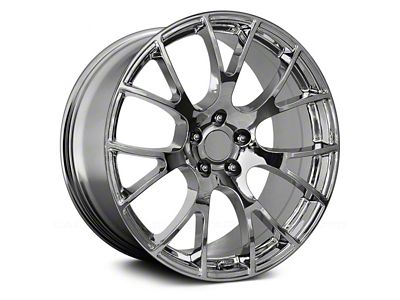 PR161 Chrome Wheel; Rear Only; 22x11; 18mm Offset (08-23 RWD Challenger, Excluding Widebody)