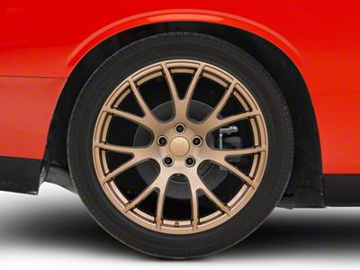 PR161 Copper Paint Wheel; Rear Only; 22x11; 18mm Offset (08-23 RWD Challenger, Excluding Widebody)