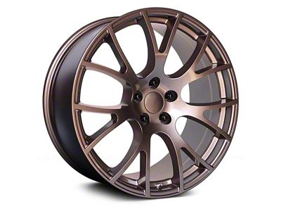Performance Replicas PR161 Copper Paint Wheel; Rear Only; 22x11 (08-23 RWD Challenger, Excluding Widebody)