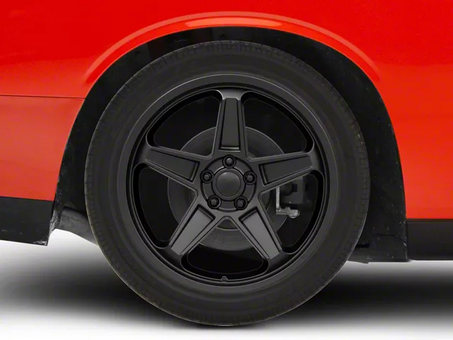 Performance Replicas PR186 Matte Black Wheel; Rear Only; 20x10.5 (08-23 RWD Challenger, Excluding Widebody)