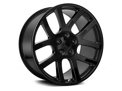 Performance Replicas PR107 Semi Gloss Black Wheel; 22x9 (06-10 RWD Charger)