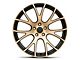 Performance Replicas PR161 Black Bronze Wheel; Rear Only; 22x11 (11-23 RWD Charger, Excluding Widebody)