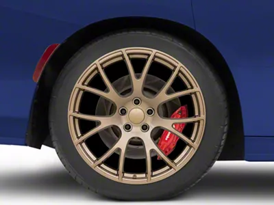 PR161 Copper Paint Wheel; Rear Only; 22x11; 18mm Offset (11-23 RWD Charger, Excluding Widebody)